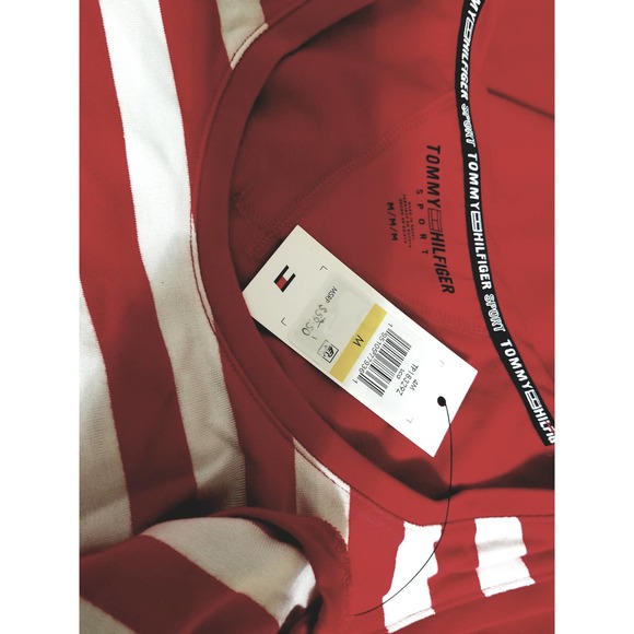 Tommy Hilfiger NWT Mini Dress Sport Sleeveless Scarlet Multi Size Medium… - Picture 7 of 9